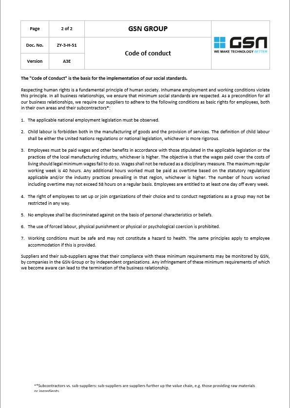 Code of Conduct