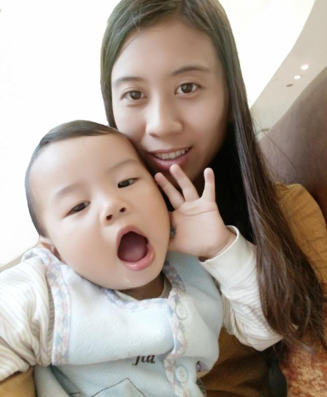 GSN employee Huijuan Lin with her baby